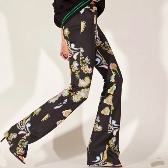 Cynthia Rowley Bonded Flare Pant - Picture 2 of 5